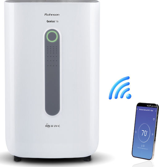Xlarge Rohnson Genius R 9916w Afygrantiras Me Ionisti Kai Wi Fi 16lt
