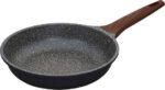 Xlarge Estia Stone Tigani Apo Chyto Alouminio Me Epistrosi Apo Petra 24cm