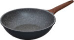 Xlarge Estia Stone Wok Apo Chyto Alouminio Me Epistrosi Apo Petra 28cm