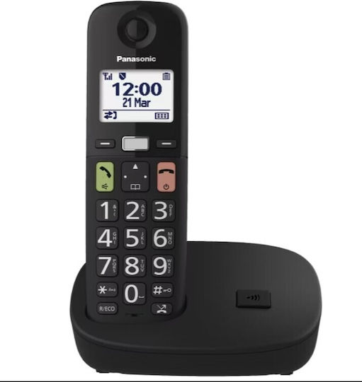 Xlarge Panasonic Kx Tgu110exb Mayro Asyrmato Tilefono
